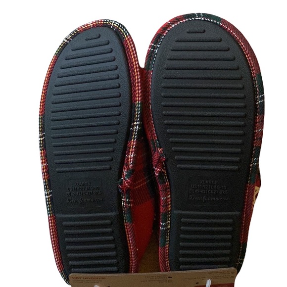 NEW Dearfoams “mama bear” plaid slippers (9/10 and 11/12) - Picture 6 of 10